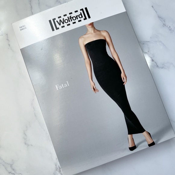 $265 Wolford Fatal Dress Clove Dirty Rose Small Multiwear Maxi Strapless Skirt - Picture 10 of 13